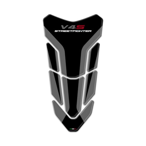Tankpad kompatibel mit Ducati Streetfighter V4 S 2023 On GP-1075 (Grau Schwarz)