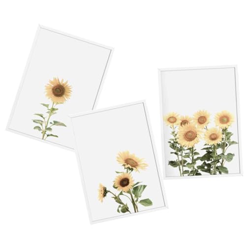 Cuadros de diseño de girasoles en lienzo para dar vida y color al dormitorio