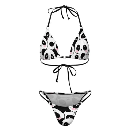 Two Piece Bathing Suit Sexy Halter Triangle Bikini Sets Travel Summer Swimsuit4