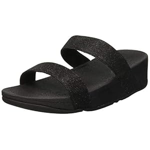 FITFLOP Lottie Glitzy Slide voor dames Open teen sandalen