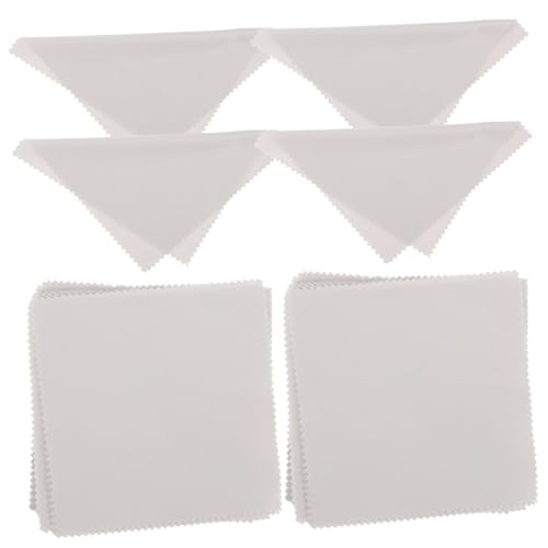 OHPHCALL 50個 画面クリーナーワイプ カメラレンズクリーニングクロス ジュエリー磨き布 クリーナー サングラスクリーニングクロス レンズ拭き布 クリーニングワイプ マイクロファイバー