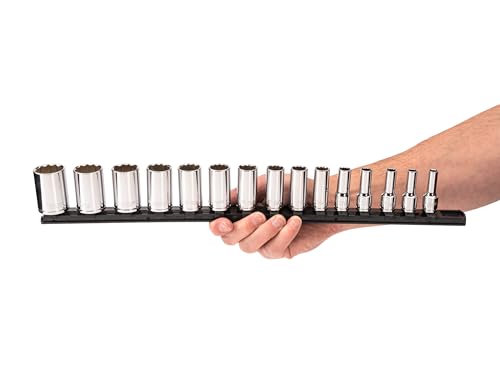Image of TEKTON 3 /8 Inch Drive 12-Point Socket Set, 45-Piece | SHD91127