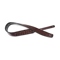 Padded for Comfort Strong Leather Style Guitar Strap Colour Brown