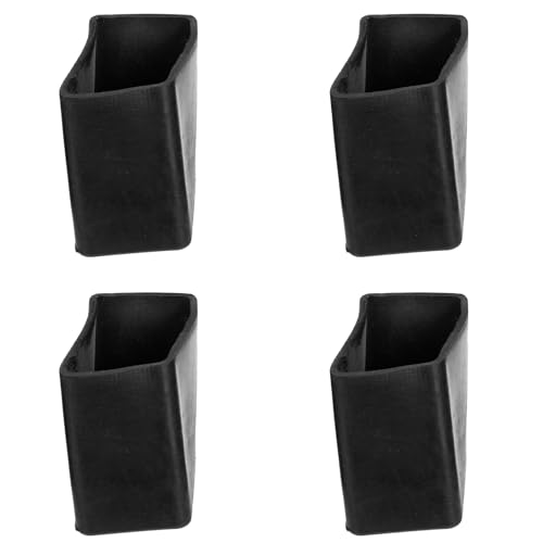 Operitacx 4 Stück Gummi Leiter Bodenmatten, Trittleiter Pads, rutschfeste Leiter Leiter Füße, Kissen, Verlängerungsleiter Abdeckungen, Sicherheitsstoßstangen, Ersatz für Leiter-Zubehör, 2,5 x 3,5 cm