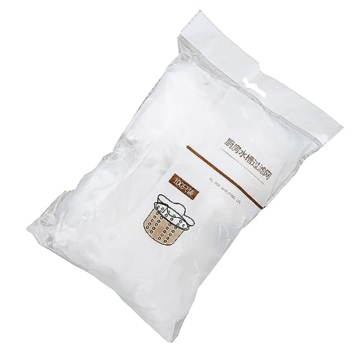 Filtro de basura para fregadero de cocina, red de poliéster de alta densidad, elástica y sin olor (100 piezas) miniatura 1
