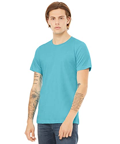Image of Regular Fit Unisex T-Shirt for Men & Women | Half Sleeve | Round Neck | Plain | Stylish | Combed Bio-Washed 100% Cotton