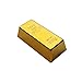 Price comparison product image Oyria Simulation Gold Bar Bullion Door Stop Gold Brick Home Door Stopper,Creative Deluxe Fake Gold Bar Paperweight Simulation Plastic Golden Brick