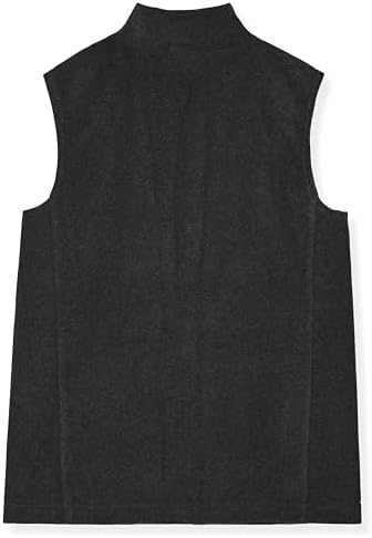 Champion Boys' Polar Fleece Vest Lightweight Sleeveless Zip Front Jacket With Pockets