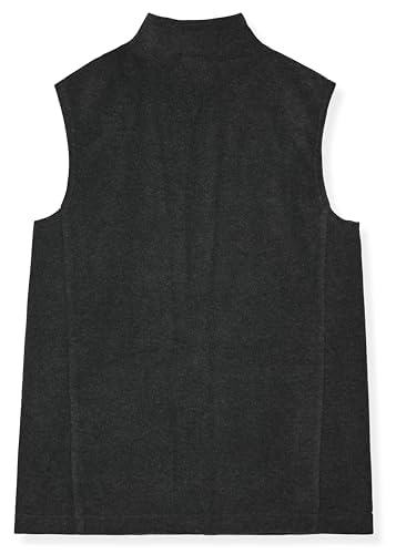 Image of Champion Boys Polar Fleece Vest Lightweight Sleeveless Zip Front Jacket with Pockets, Kids Outdoor Layering