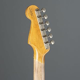 Fender ’63 Stratocaster Super Heavy Relic RW Shell Pink #133070 – Guitare Électrique - Les Beatles, Paul McCartney, John Lennon, RIngo Starr, George Harrison Fender '63 Stratocaster Super Heavy Relic RW Shell Pink #133070 - Guitare Électrique – Image 5