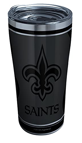 Tervis Triple Walled NFL New Orleans Saints Insulated Tumbler Cup Keeps Drinks Cold & Hot, 20oz - Stainless Steel, 100 Years
