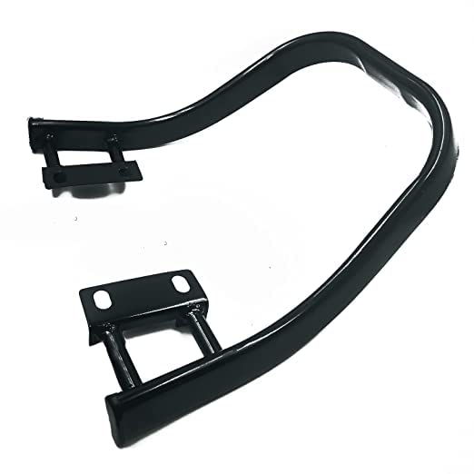 Image of Bike Back Rest Seat Handle Strong Metal Black for Hero Splendor Models
