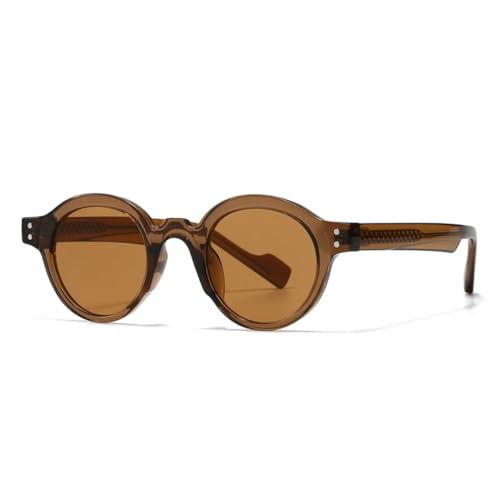 Lunettes de soleil rondes contre éblouissement protection UV400 style punk