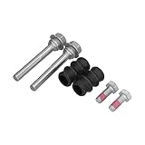 Headerbs Rear Brake Caliper Slider Pins, BCF1346B 113-1346X CKT1018 Guide Kit for Transporter T4 Rear Brake Caliper Guide Front Brake Caliper Slider Pin Guide Kit Car Brake Calliper Bolts