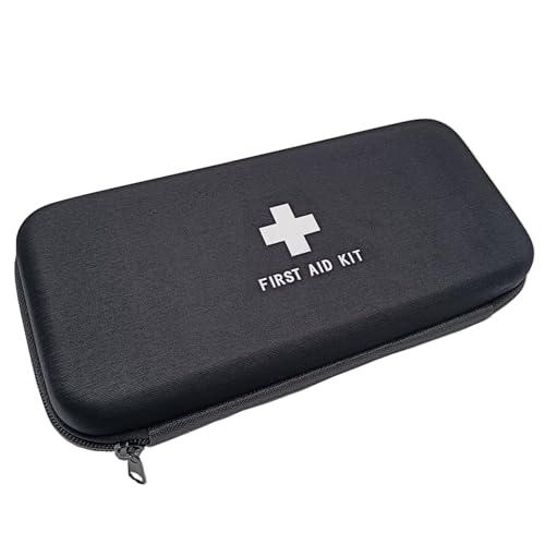 Image of First Aid Hard Case Empty First Aid Hard Case First Aid EVA Medicine Red Medical Bag for Home Health Emergency Pets Dog First Responder Camping Outdoors (Rectangle 10.4x4.7x2.4 inch)