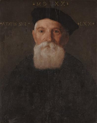 Imagen de lienzo y cuadro decorativo retrato de anciano de Battista Moroni 60x90cm
