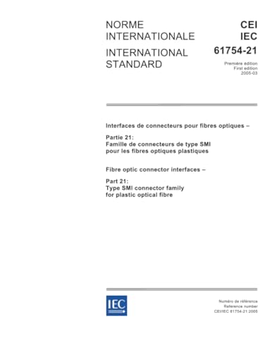 Connecteur SMI pour reseau domestique fibre optique IEC 61754-21
