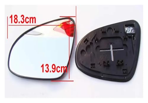 Rétroviseur extérieur verre Corolla 14-18 dégivrant miroir brisé 2PC
