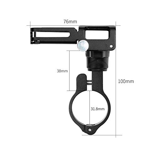Gub P20 Universal Bicycle & Motorcycle Cell Phone Mount, Full Display Phone Bike Holder With 360° Rotation Adjustable For Iphone X, Huawei P30, Samsung Note9 Note9+ (Plus6 Blue) (Black) #TOP1