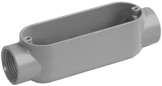 Morris 14125 Rigid Conduit Body, Aluminum, Type C, Threaded, 2