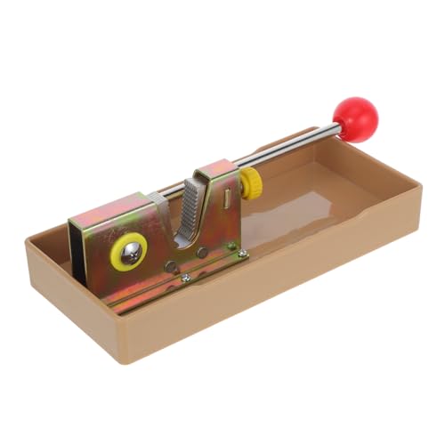 IMIKEYA Adjustable Jaw Stainless Steel Nut Cracker Tool with Base Effortless Pecan and Walnut Sheller Compact Design with Mess Cracking Bowl for Hassle Nut Cracking Picnics