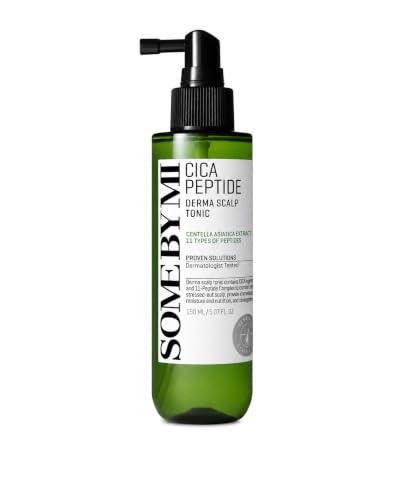 SOME BY MI Cica Peptide Derma Scalp Tonic – Tonico Lenitivo per Cuoio Capelluto, Anticaduta, Formula Rinfrescante con Cica e Peptidi, Spray Leggero per Uso Quotidiano, 100ml