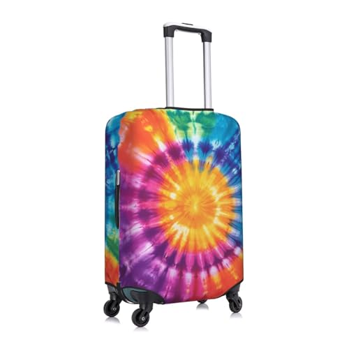 Colorful Tie Dye Print Travel Luggage Cover Elastic Baggage Protector Fits 29-32 Inch Luggage3