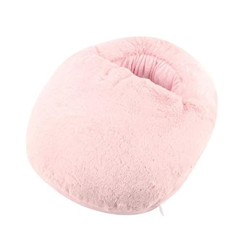 Chaussons chauffants USB en peluche lavable pour homme et femme