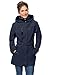 Produktbild Jack Wolfskin Damen Kimberley Coat Atmungsaktiv Wasserdicht Winddicht Outdoor Funktionsmantel Trenchcoat Mantel, Midnight Blue, M
