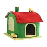 Baoblaze Cat House,Cat Sleeping Bed Equipment Gifts,Washable Lightweight Supplies Kennel Ornament for Rest Puppy Indoor Play