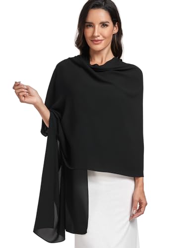 Chiffon Shawl and Wraps for Women Warm Scarves Wedding Evening Bridal Scarfs Pashmina Shawls