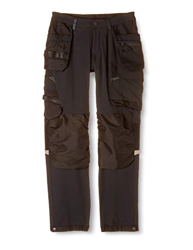 Pantalon d'artisan Blaklader 1522 en tissu stretch 4 directions ultra résistant noir taille C58