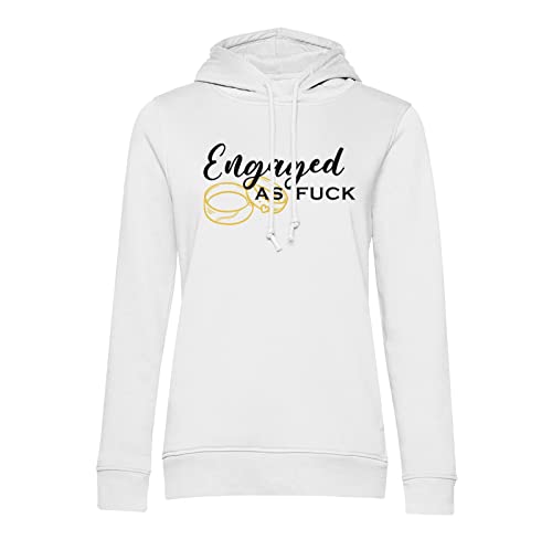 Sweat Engaged As Fuck hoodie mariage alliances pour fiançailles mode