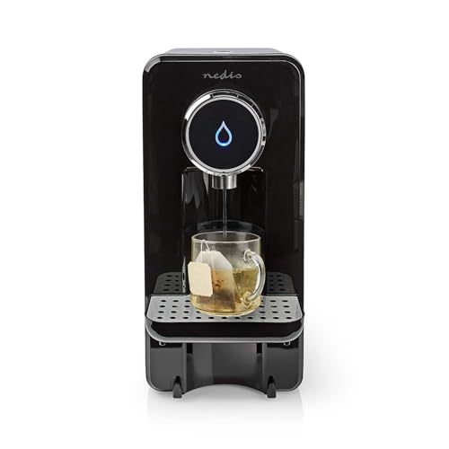 Nedis One Button Instant Hot Water Dispenser, 2600W, 2.5L Tank with Fast Boil, Adjustable Cup Height, Boil Dry & Overheat Protection