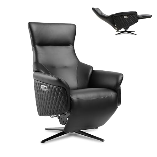 10 Best Zero Gravity Chair for Heavy Person: Top Recliners for Ultimate Comfort 7 Heavy Duty Power Recliner Chair, Zero Gravity Recliner, Reclining for Adults with 2 Motors, Single Recliner Sofa with Adjustable Backrest and Lift Footrest, USB Charging Press Control, Black