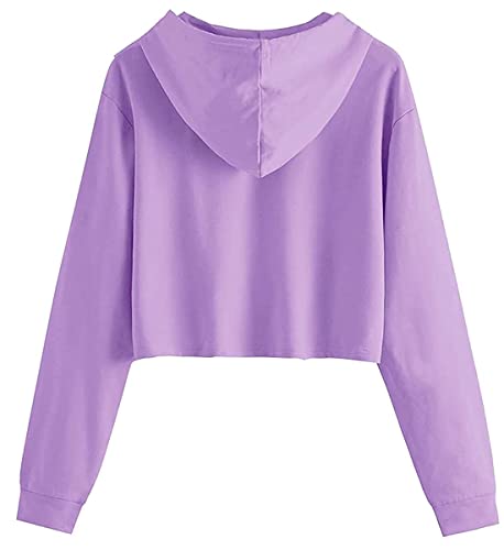 FUNKY MONKEY Women Cotton Crop Hoodie BTS