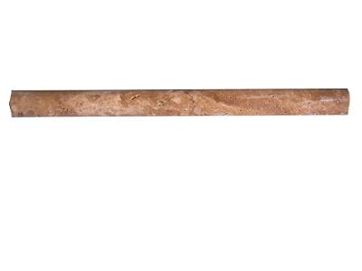 Noce Travertine Pencil Liner bullnose 3/4x12