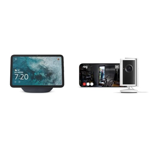 【セット買い】Echo Show 8 (2025年発売) グラファイト + Ring Indoor Cam Plus ホワイト