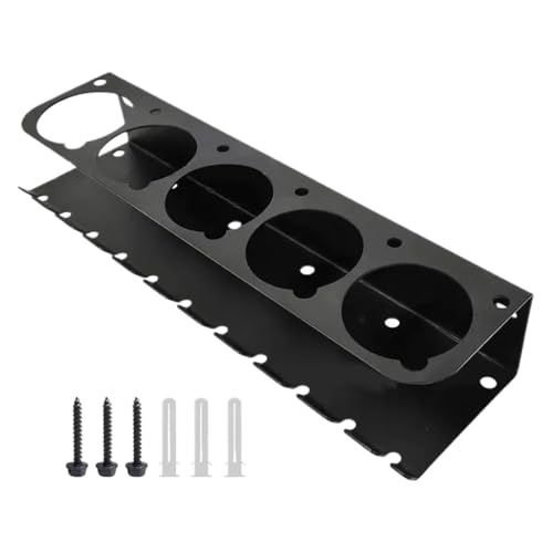 inxming 1/2/4pcs Spray Bottle Holder Rack Aerosol Storage Can Steel Auto Detailing Organizer Tool 5 Holes Heavy Duty(1pc)