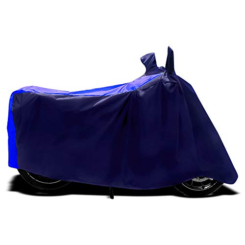 Image of Jupiter 125 Cover - Waterproof TVS Jupiter Scooter Cover - Blue Polyester - Full Exterior Coverage