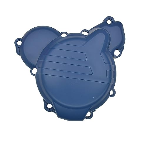 Motorrad Motor Kupplung Schutz Wasserpumpe Abdeckung Zündung Schutz Für Husqvarna TE250 TE300 TC250 TE250i TE300i EXC(Blau,Ignition)