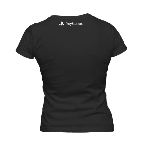 Camiseta Baby Look Playstation Katakana, Sony Playstation, Preto, G