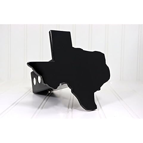 Custom Hitch Covers 12056-Black Texas Hitch Cover. Powder Coated Matte Black. Cover