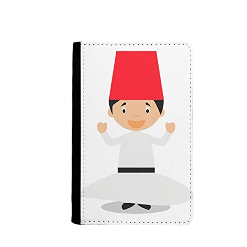 Étui portefeuille pour passeport derviche blanc idéal pour vos vacances