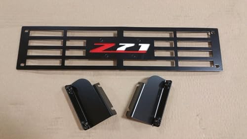 Mountains2Metal 400-40-2 Z-71 Edition Stainless Steel Powder Coated Black Bumper Grille Insert Compatible thumb #1