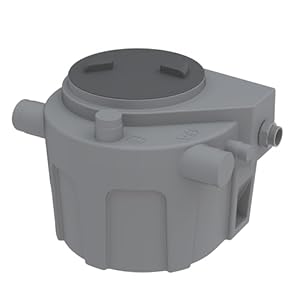 SFA - Sanifos 110 – hefstation voor grijs en regenwater – om te begraven – automatische pomp – eenvoudige installatie en bediening – 4 ingangen – huis – 72,2 x 58,6 x 51,5 cm – gemaakt in Frankrijk