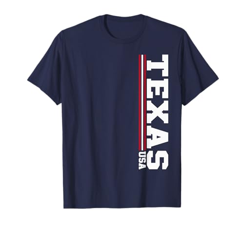 El icónico Texas Hometown Stripes vintage de Texas Camiseta