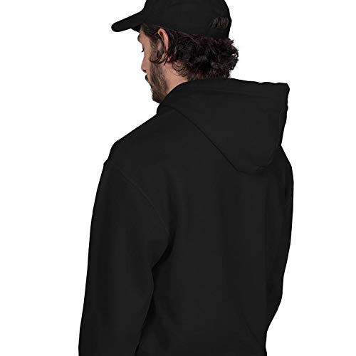 Image of Unisex Super Hero Ironman Heart 100% Cotton Hoodie (Black)