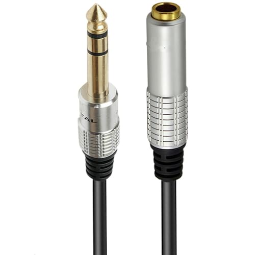 Cable de extensión 6.35mm macho a hembra de 9.8 ft miniatura 4