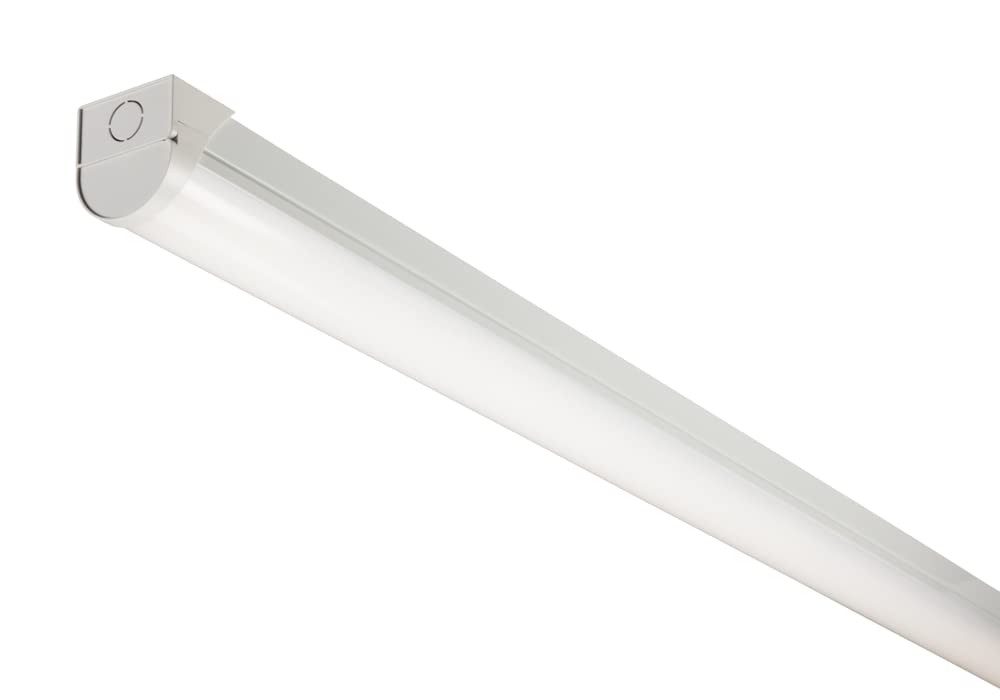 Knightsbridge 230V 6ft 27/52W CCT Adjustable Batten, White